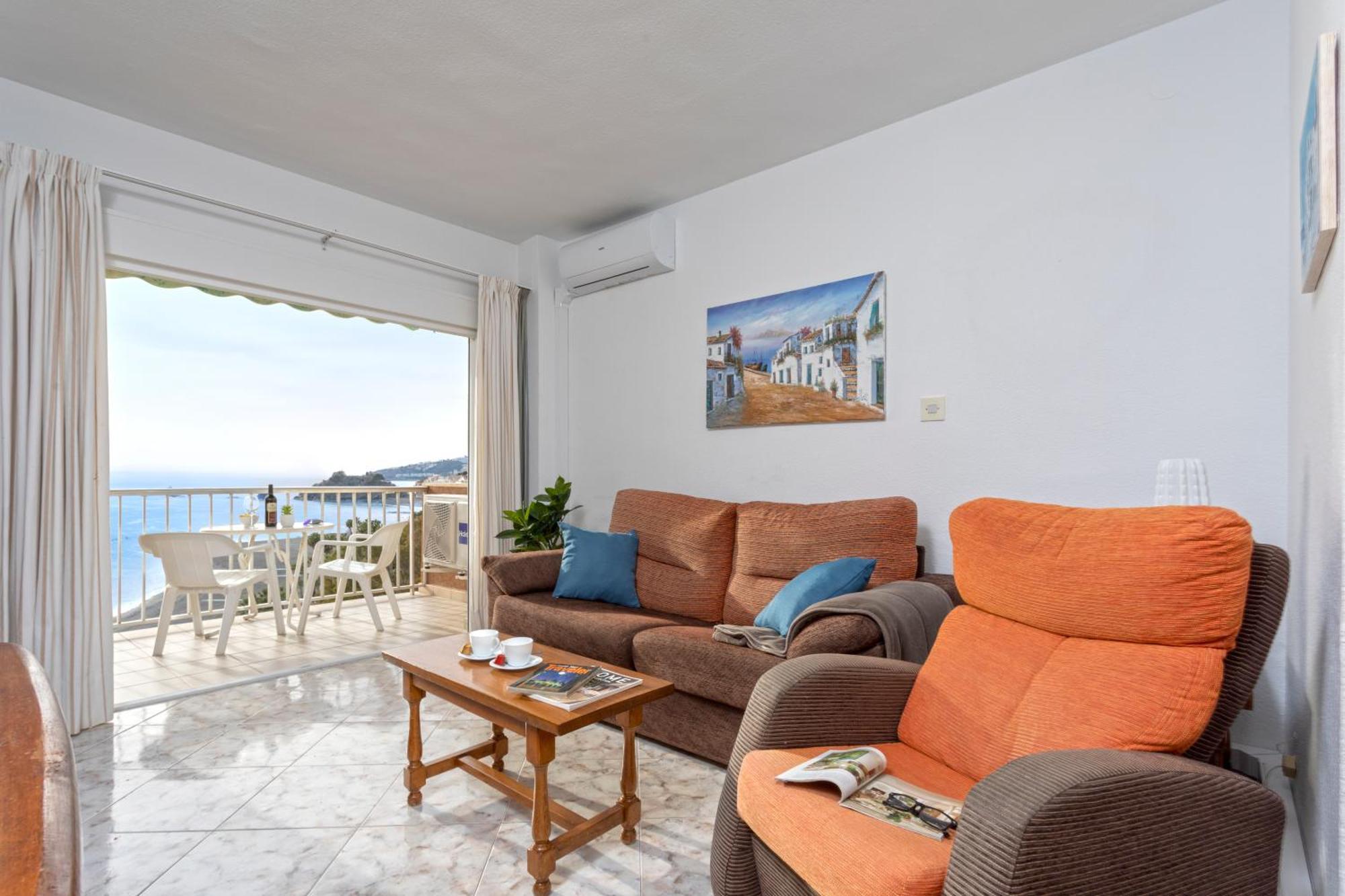 1003 - Seafront Apartment On El Paseo - Air Conditionning - Wi-Fi - Smart Tv 阿尔姆尼卡 外观 照片